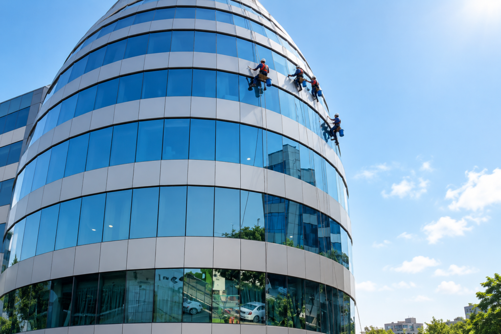 Facade and Glass Cleaning